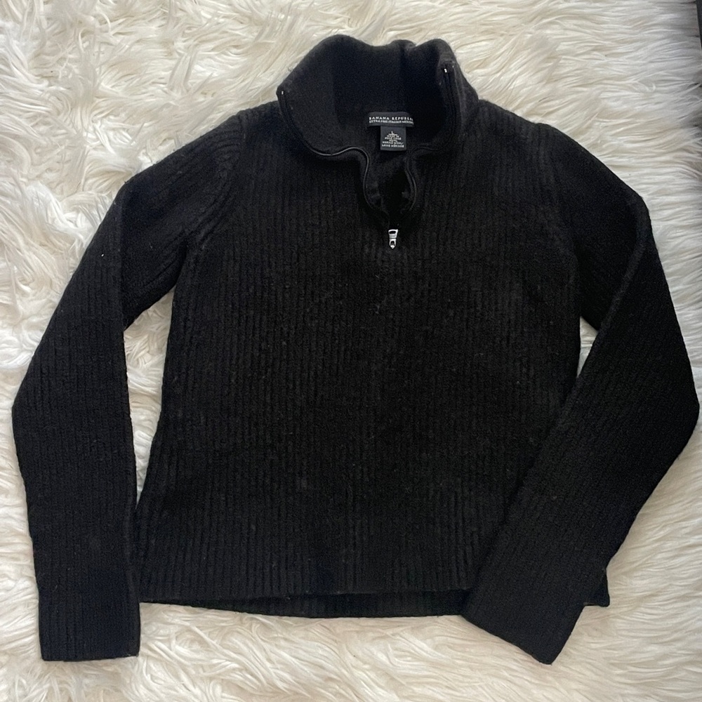BANANA REPUBLIC Extra Fine Italian Merino Wool Sz Large